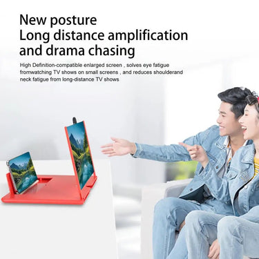 Foldable Mobile Screen Magnifier - 10